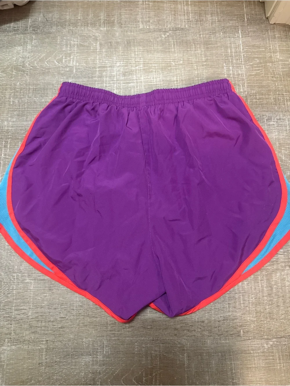 Women’s Purple Nike Shorts with Red Trim